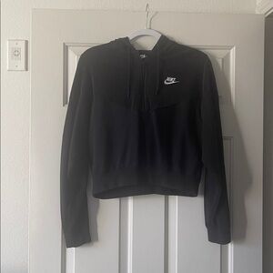 Nike Black Women’s Half-Zip Cropped Hoodie